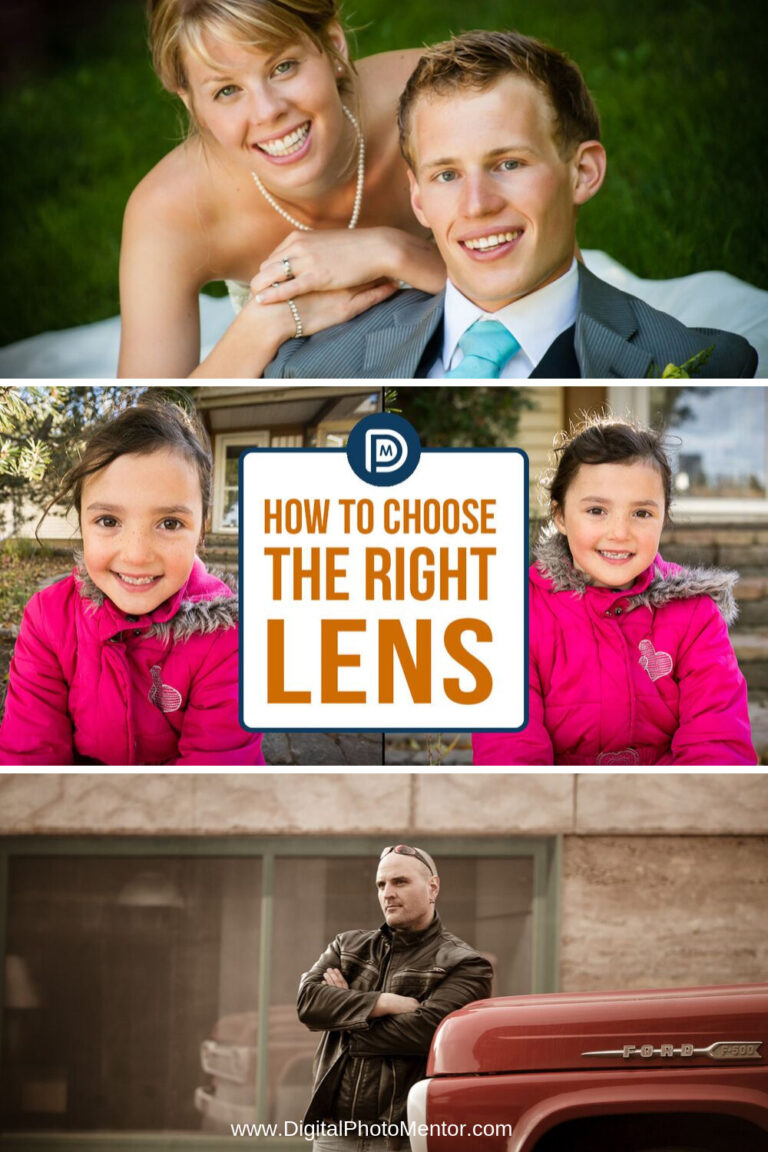Learn how to choose the camera lenses you'll need for the type of photography you'd like to achieve. A wide camera lens is good for creative family photos, while a long telephoto lens is best for classic portrait photos or family pictures.