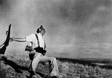 The Falling Soldier, 1936 by Robert Capa