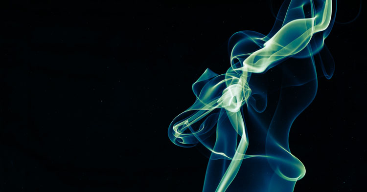 creative smoke photography examples with grey and colored smoke