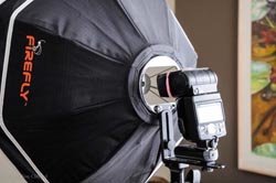 firefly soft box portrait lighting