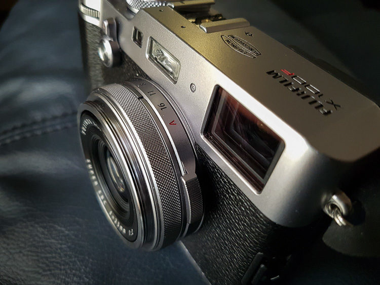 Pack a small camera when traveling like this Fuji X100f mirrorless camera