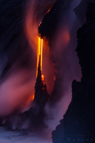 Kilauea Lava Flow, Big Island - Hawaii, USA
