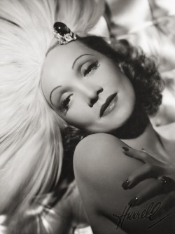 Marlene Dietrich by famous photographer George Hurrell