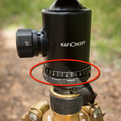 K&F Concept TC2534 Carbon Fiber Tripod