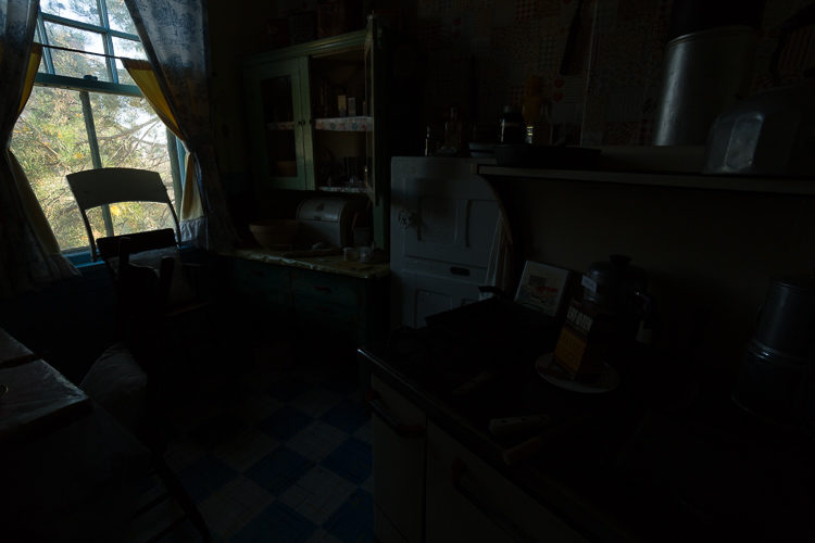 First exposure in HDR bracket set for second example