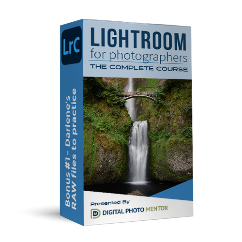 Raw files included with the lightroom course