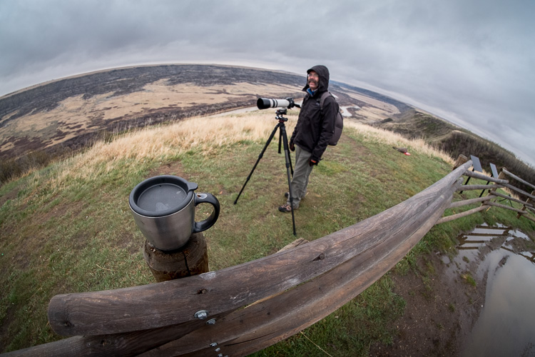 A fish-eye lens add an odd distortion to things.