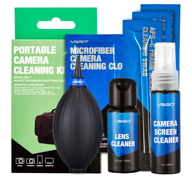 lens cleaning kit items