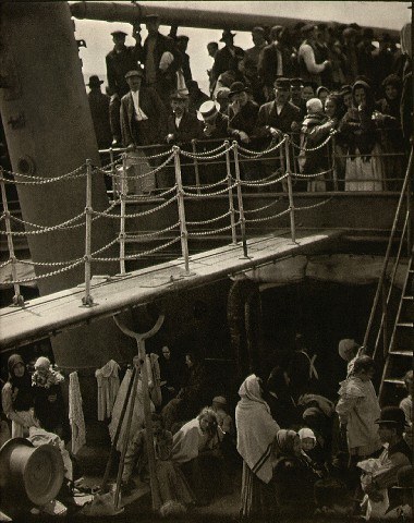 A pioneering legend among famous photographers, Stieglitz captured "The Steerage"—a modernist masterpiece of shape, class, and human journey.
