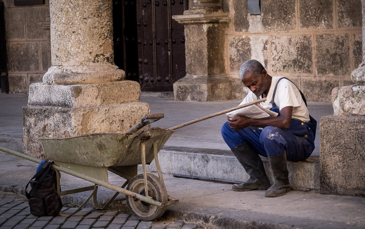 Street corner photography challenge Havana Cuba