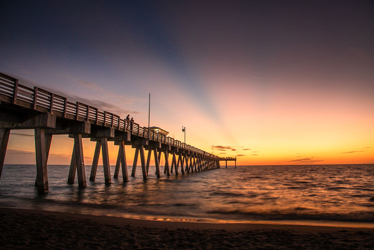 Sunset Rays Over Venice Pier 1 20211021
