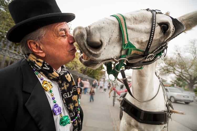 A wide angle lens gives a very different perspective and requires interaction with the subject