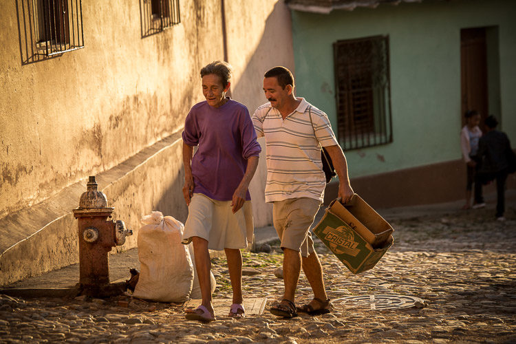 I probably stood on that corner for 10-15 minutes. Various people walked through the scene and I got several different shots. The one of this couple is better in my opinion.