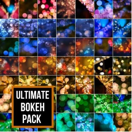 Bokeh overlay texture pack for use with photo editing software for a creative look