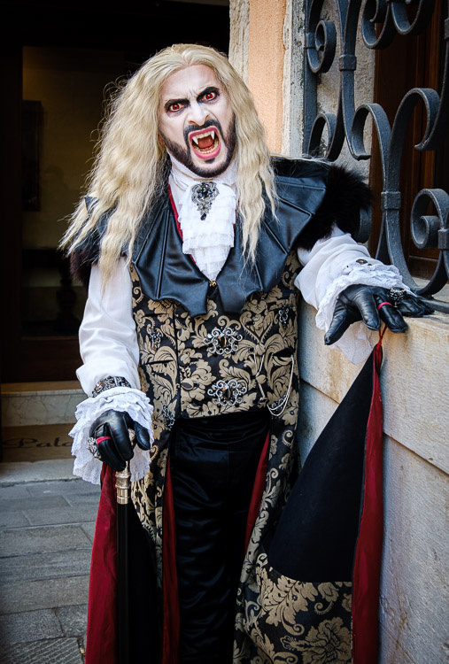 Color version of vampire character at Carnival