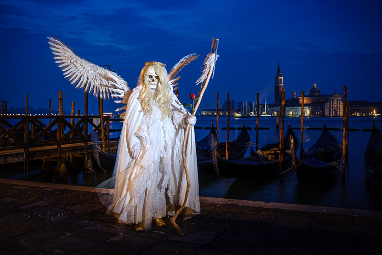 color version of angle of death costume lit with off camera flash