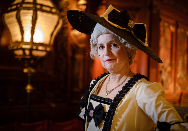 Historical costume worn by Isabelle Guerlais