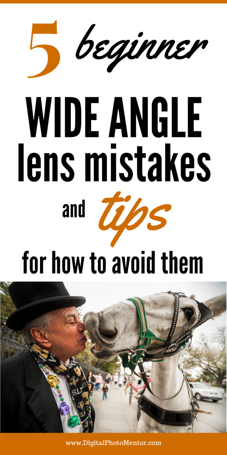 wide angle lens tips