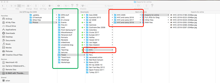 Folder structure workflow2