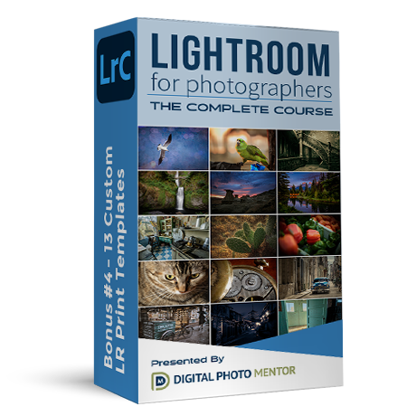 Learn how to use lightroom classic print templates with this bonus item