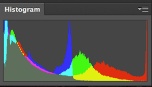 histogram from a digital photo