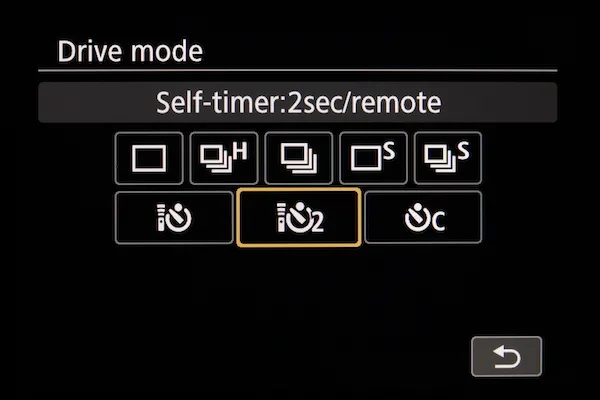 remove drive mode menu options