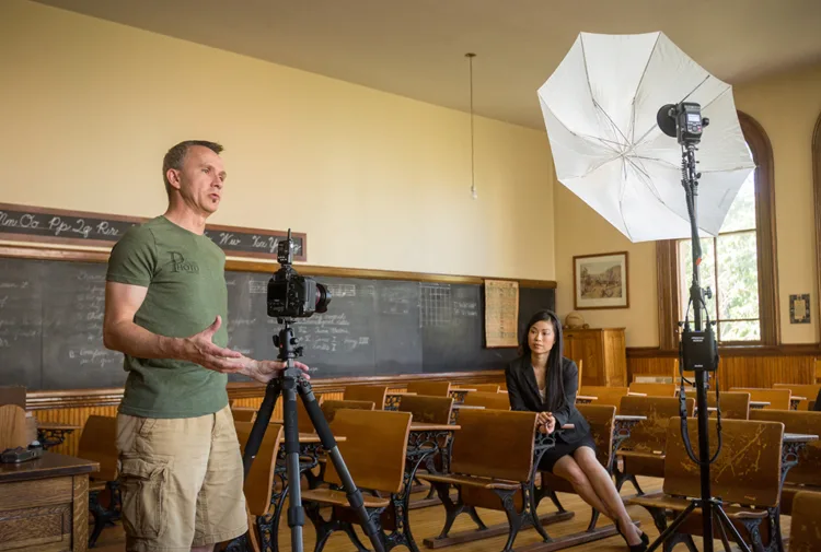 portrait photography indoor photo shoots
